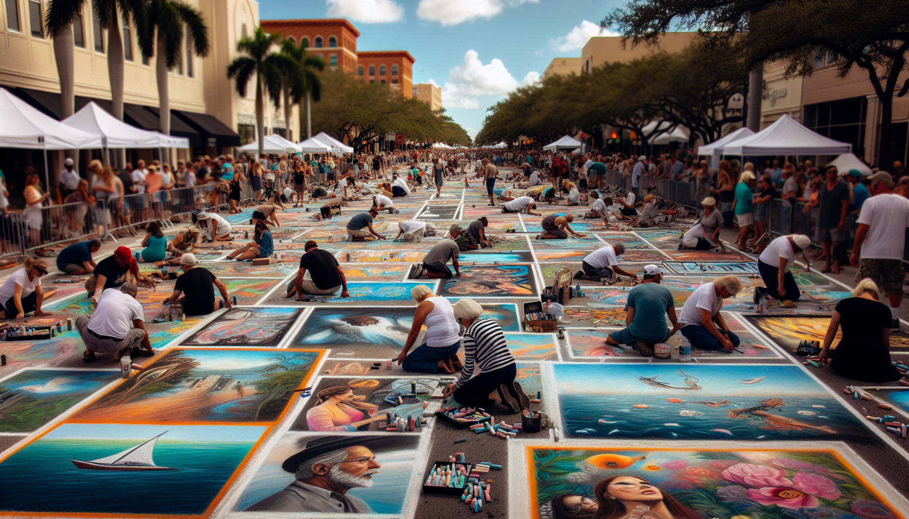 Attend the Sarasota Chalk Festival: A Colorful Celebration of Art and Creativity