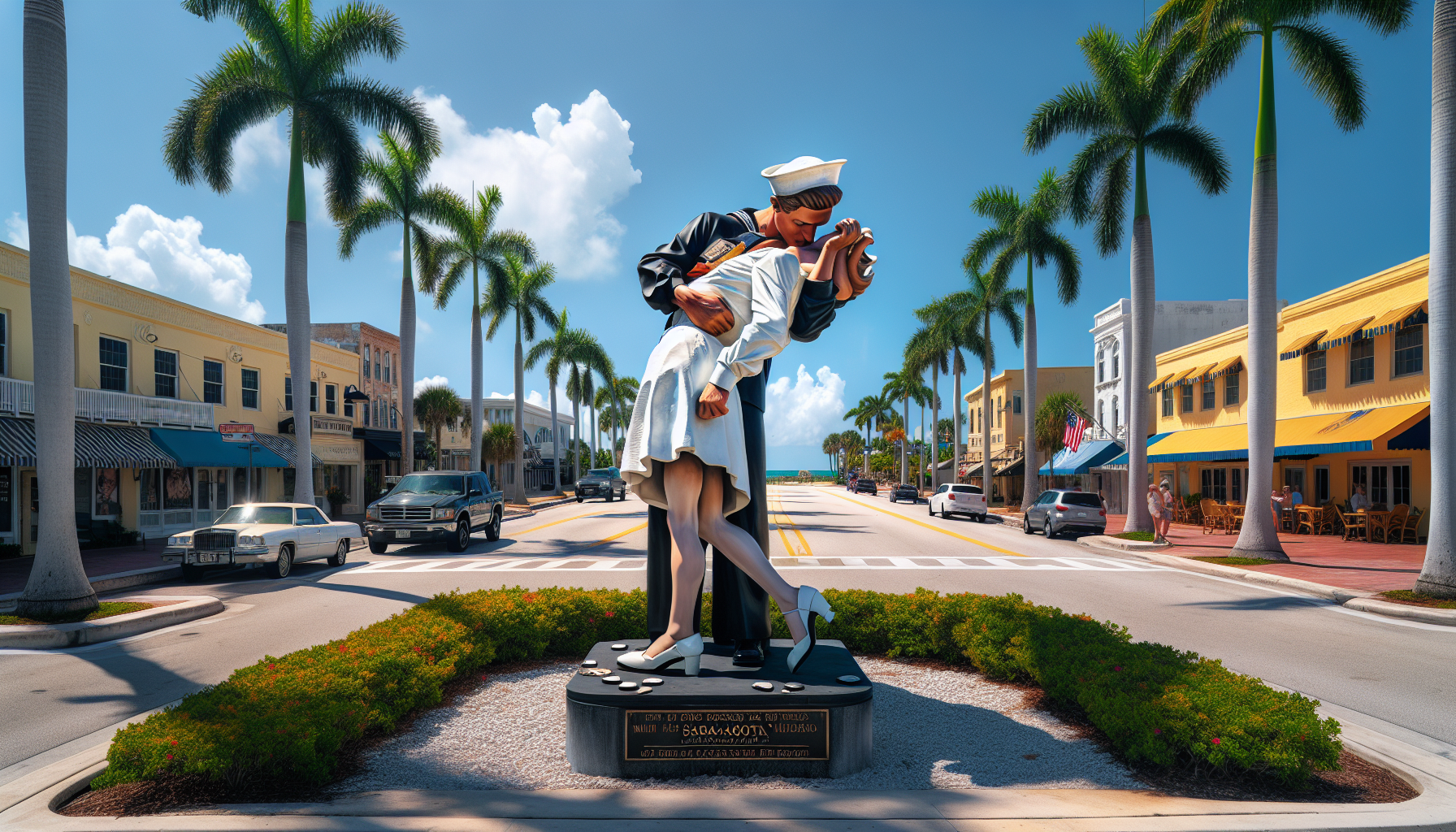 Discover the Iconic Unconditional Surrender Statue in Sarasota, Florida